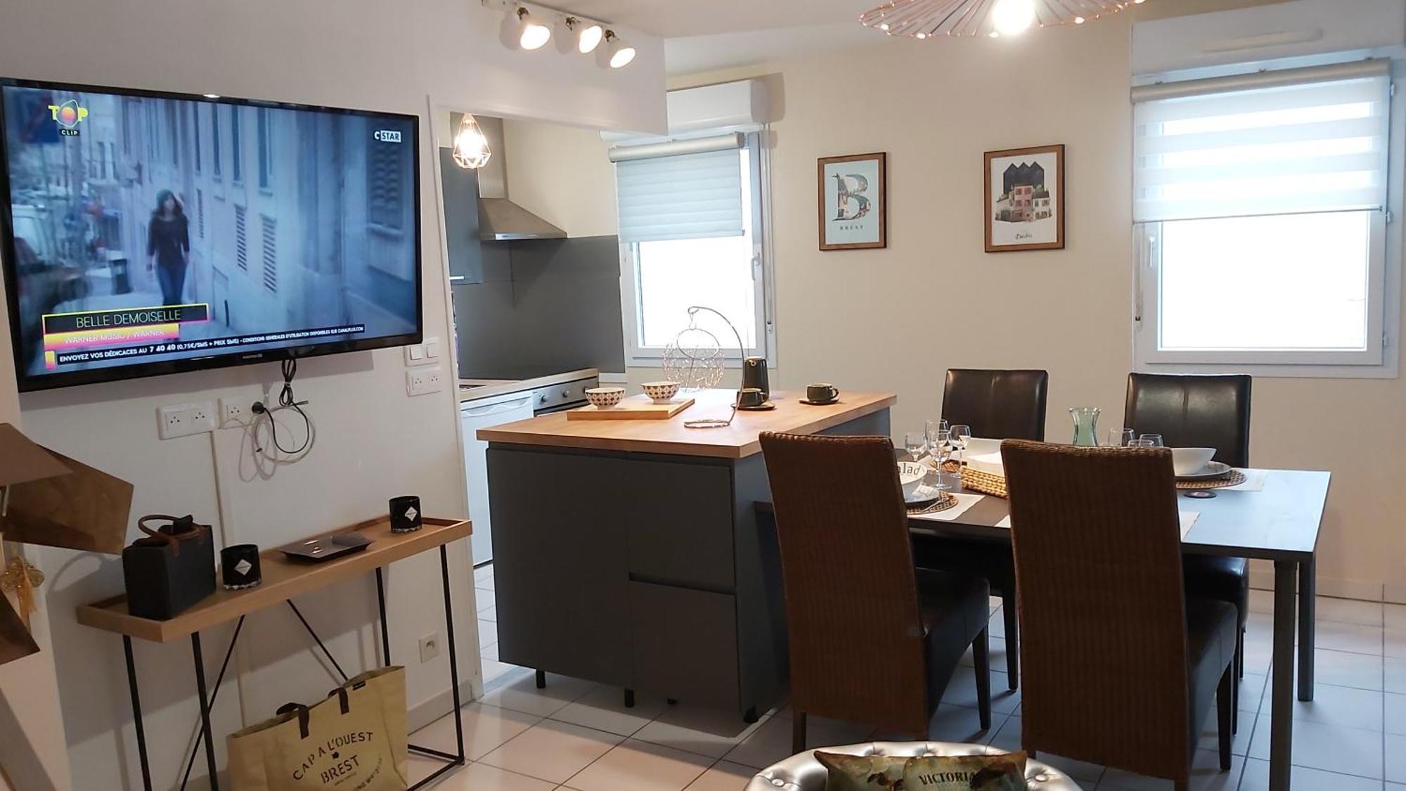 L'Escale N°13 :Appartement Standing Dans Residence Μπρεστ Εξωτερικό φωτογραφία
